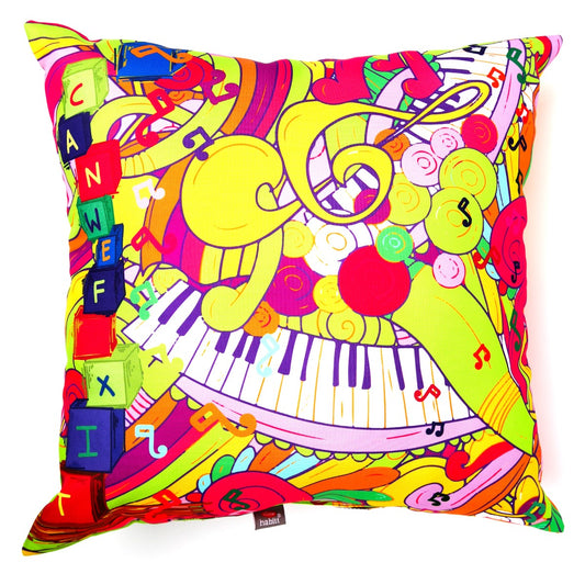 Arts & Craft Filled Cushion 18x18 - Habitt