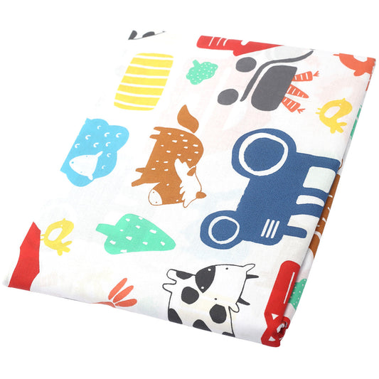 Single Bed Sheet 68x96 with 1 Pillow Cover - Habitt