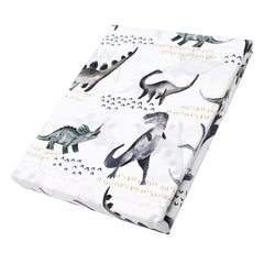 Dinosaurs & Brid Single Bed Sheet 68x96"