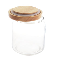 Wooden Lid Jar 1 pcs.500 ml.2517 WOOD