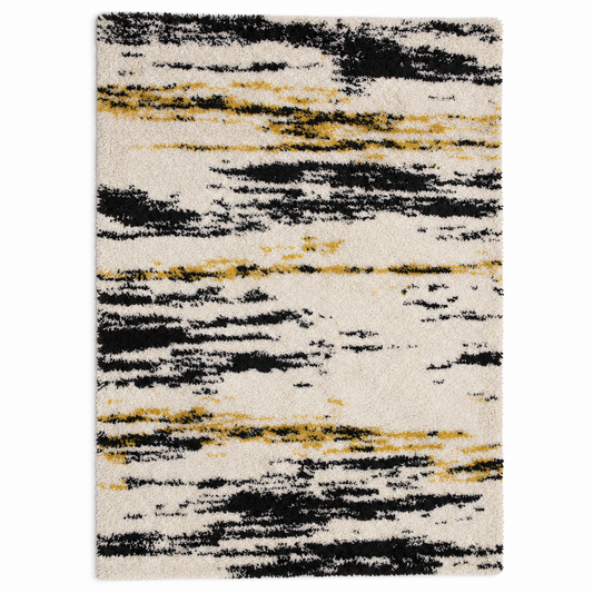 Rugs – Printed 5x8 Ft F116ABEIGE ANTHRACITE