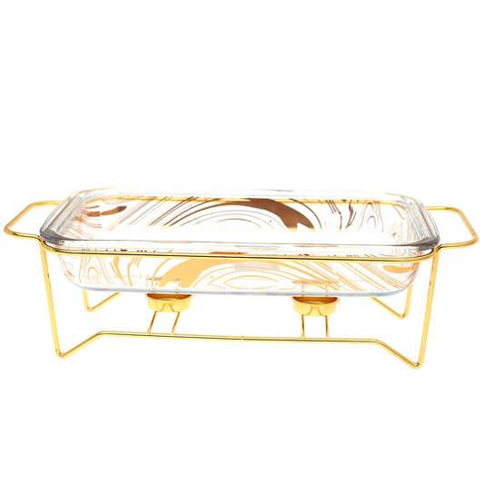 GLASS CHEFING DISH L 18-5 20240000000751 - Habitt