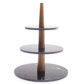 Pastry Serving Dish Black.OLA-005 - Habitt