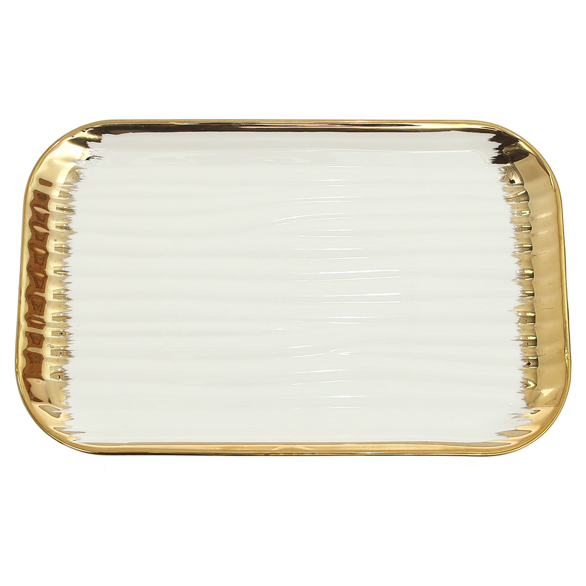 Square Textured Plate (M) Gold BJ 95