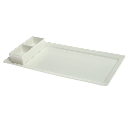 BR0048 16Inch Rect Pllate+6.25 Dish