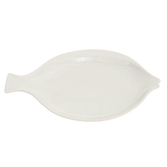 20cm Nemo Fish-Shaped Dish – Symphony White Ceramic Platter