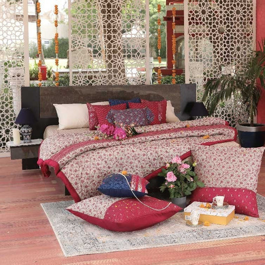 Novak Bed With Two Side Tables - Habitt