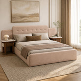 Clara King Size Bed with Side Tables