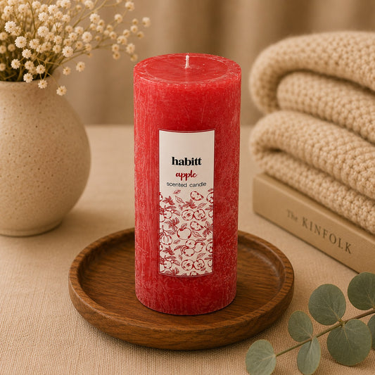 Apple Pillar Candle 2x6"