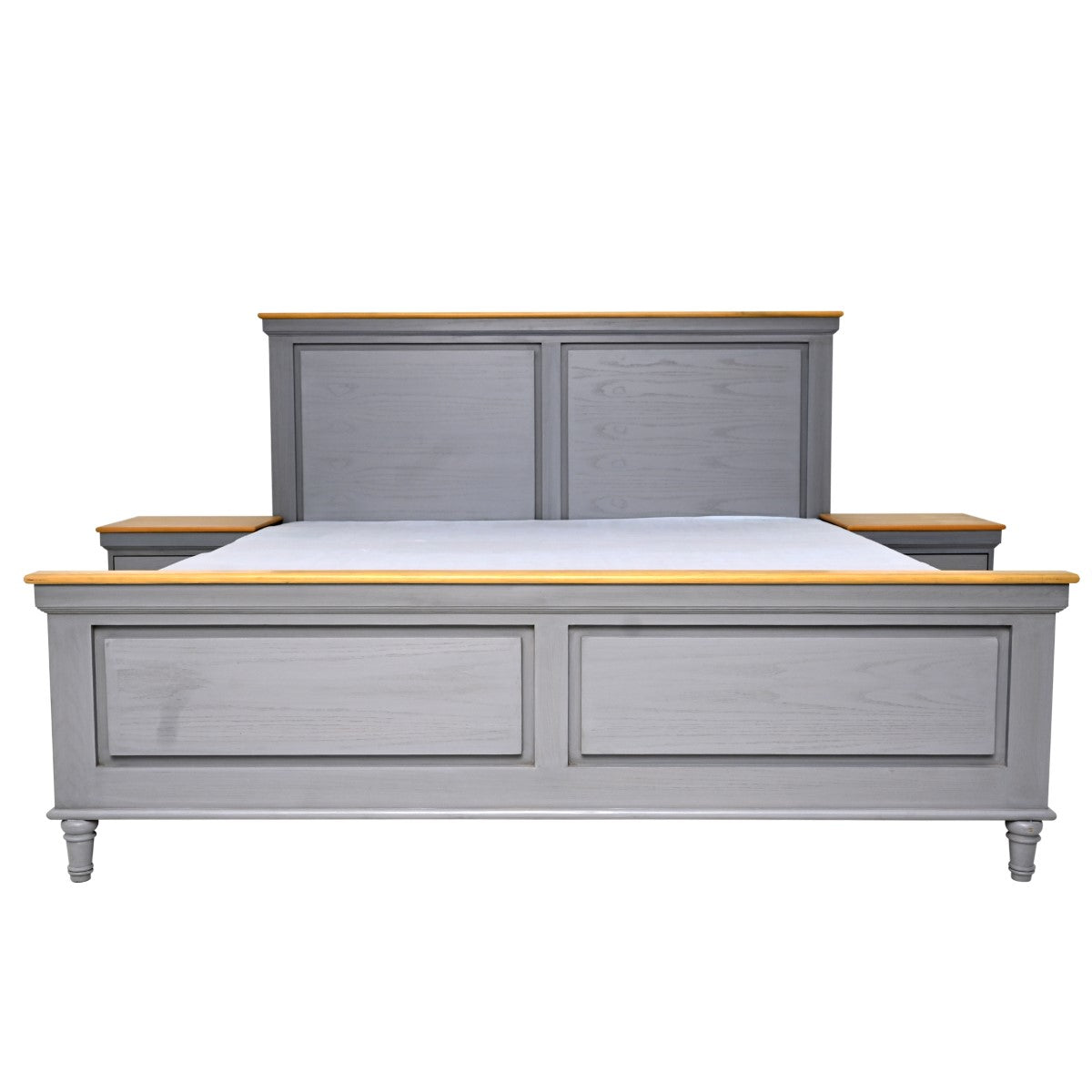 Patrick N King Size Bed with 2 Side Tables