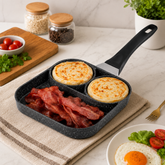 3 Partition Multi-Functional Pan