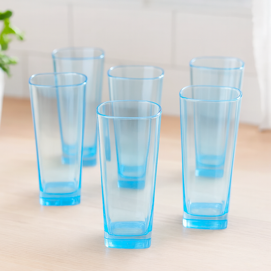 Colored Tumbler Glass – 315ml (Set of 6)