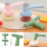1Pc Electric Egg Beater & Food Mixer (Assorted) – Portable Rechargeable Mini Chopper - Habitt
