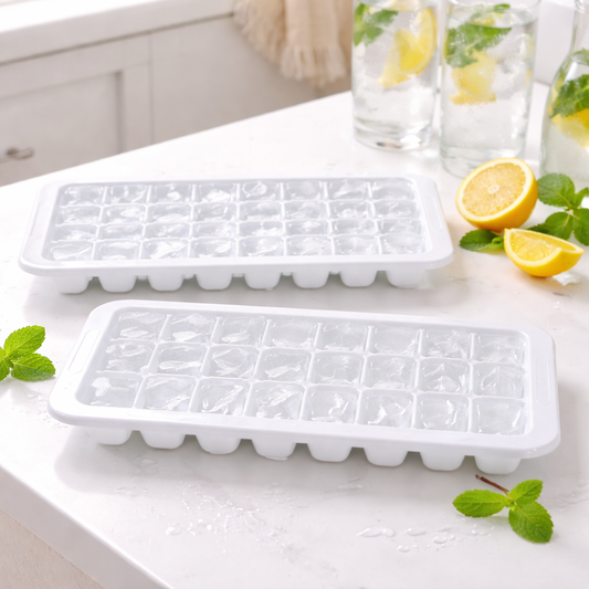 1 Pc Frosty Ice Tray (Medium/Large) – Multi-Grid Durable Ice Cube Maker for Freezer Use - Habitt