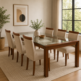 Wooden Arm Dining Table