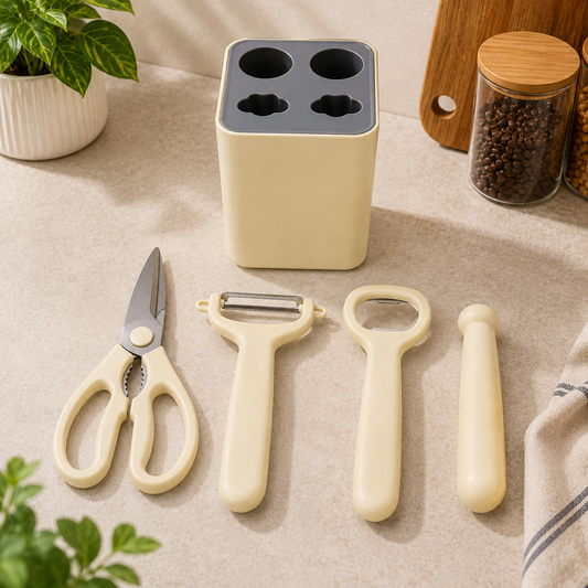 5-Piece Silicone Kitchen Utensil Set