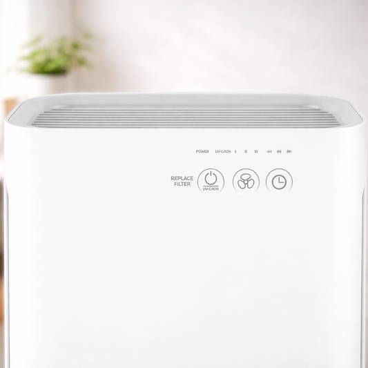 Sencor Air Purifier with HEPA 13 Filter, UV-C Sterilization & Ioniser – Advanced 4-Stage Air Cleaning (SHA 8400WH) - Habitt