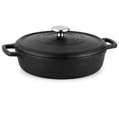 Casta Grill Low Casserole 26x7 cm – Black - Habitt