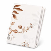 Brown Florals Double Bed Sheet 96x102"