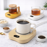 Electric Cup Warmer – Coffee & Tea Mug Heating Plate with Touch Control (Assorted Colors) - Habitt