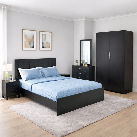 Blair Bundle - Bed Dresser & 2 Door wardrobe - Habitt