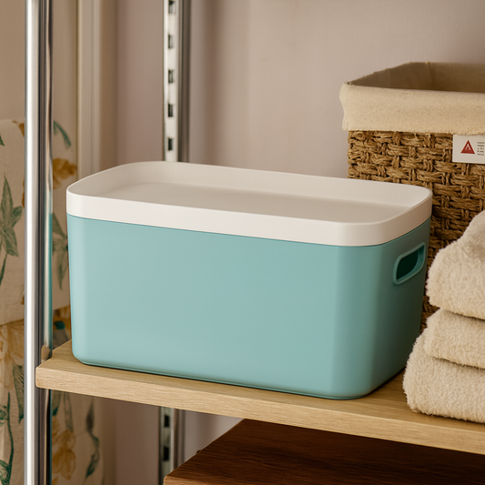 Nordic Organizer Box 4L – Compact Storage with Minimalist Scandinavian Design (Assorted Colors)