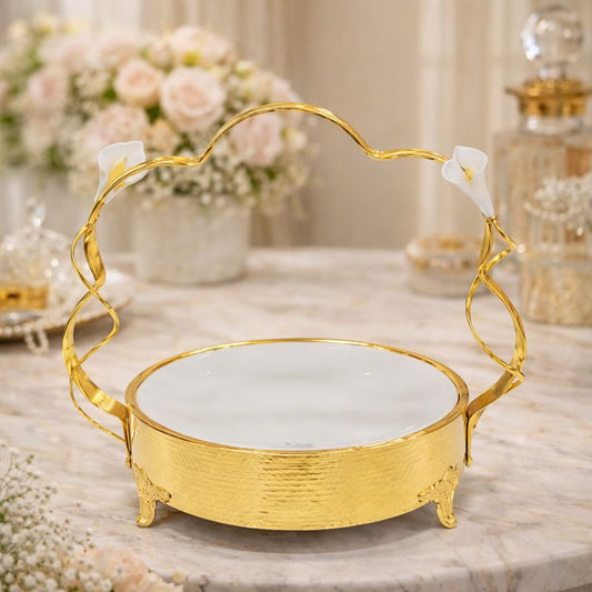 Luxury Decorative Dish with Gold Finish – Small, Medium & Large Sizes