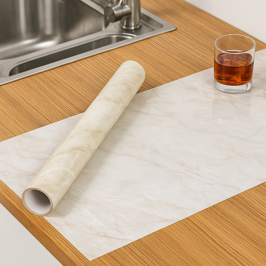 2 Meter Marble Sticker Sheet Adhesive Wallpaper Roll