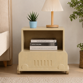Wooden Cart Side Table
