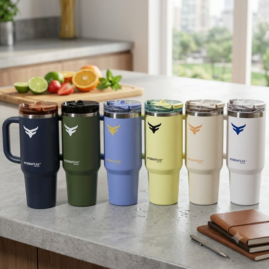 Assorted TREK Tyson Tumbler 1200ML with Handle | Large Travel Tumbler