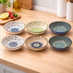 6-Piece Decorative Ceramic Bowl Set - Habitt