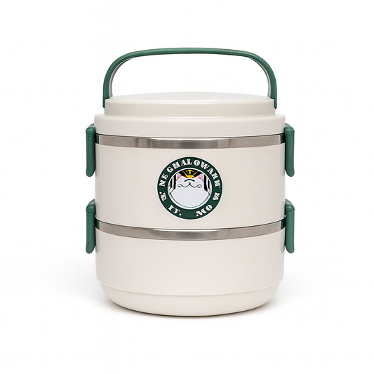 2-Layer Insulated Lunch Box – Portable Food Storage Container