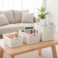 Imperial Multi Purpose Basket – Small / Medium / Large Plastic Storage Organizer - Habitt