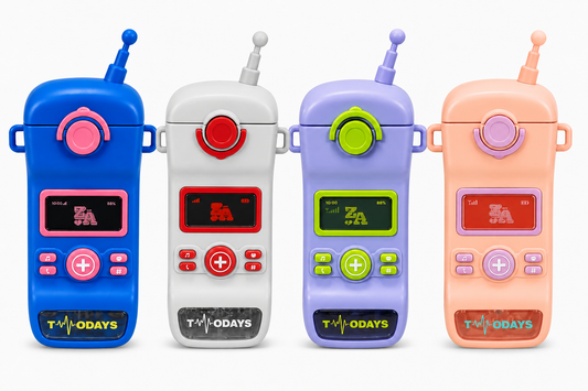 Kids Walkie Talkie Design Water Bottle – Assorted Colors