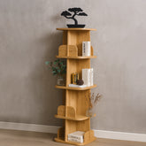 Pivot Wooden Shelf Console – Modern Multi-Tier Organizer - Habitt