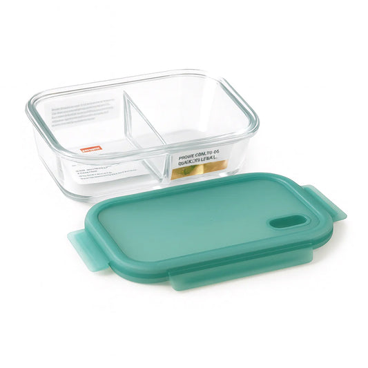 Glass Storage Box with Divider – 1000ml