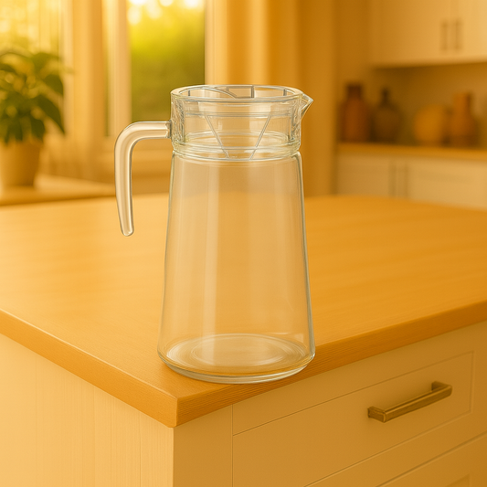 Premium Clear Glass Jug – 1 Piece (1980 mL)