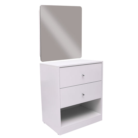 Elden White Dresser With  Mirror