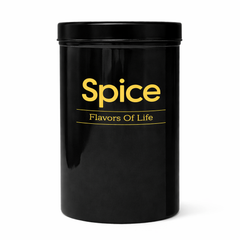 Kleeyo Black Tea Storage Jar with Lid – Multipurpose Container for Tea, Coffee, Sugar & Kitchen Spices - Habitt