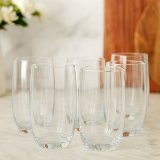 Clear Highball Tumbler Glass 510 ml – Set of 6