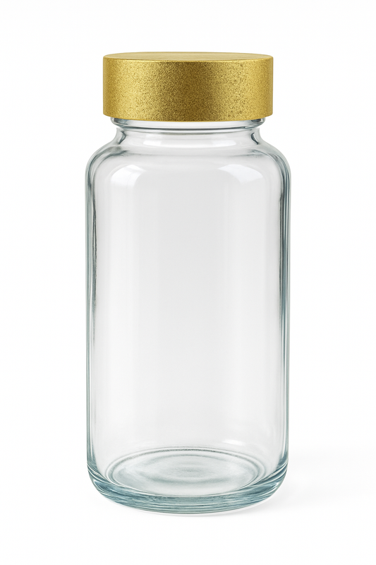 Spice Jar Set – Big & Small (Glass Storage Jars with Lids)