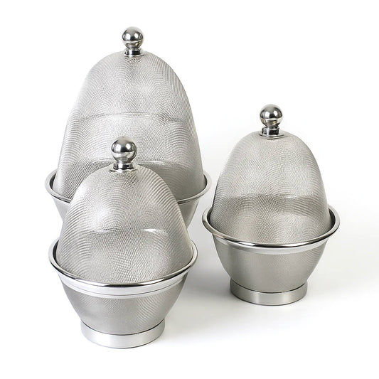 Elegant Fruit Basket with Mesh Cover – Multiple Sizes (22cm, 25cm & 28cm)