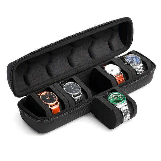 5 PARTITION WATCH BOX POUCH