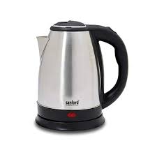 Sanford Electric Kettle 1500W Stainless Steel with Auto Shut-Off & Indicator Light – 1.8L Capacity (SF-3343EK)