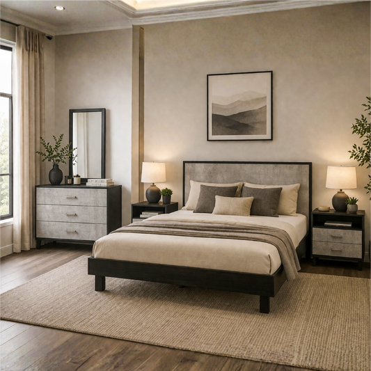 Oxford - Bed & Dresser - Habitt