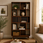 Clara Display Shelf | Modern Wooden Storage & Display Unit - Habitt