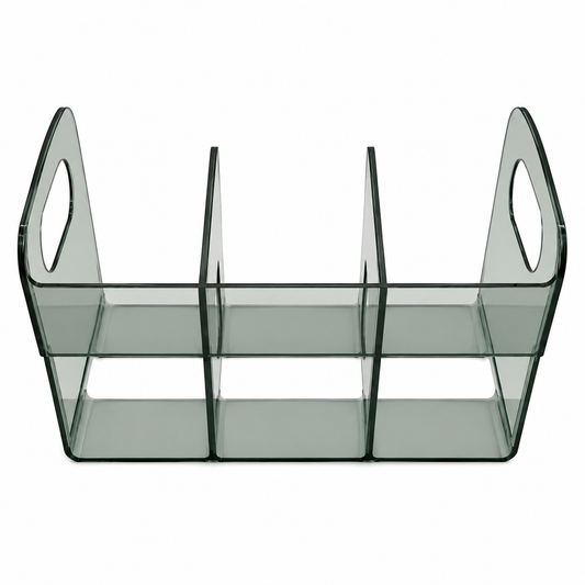 Desktop Book Rack Organizer – Multi-Slot Storage Shelf for Books, Notebooks & Office Accessories