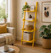 Ladder Rack 4 tiered - Yellow