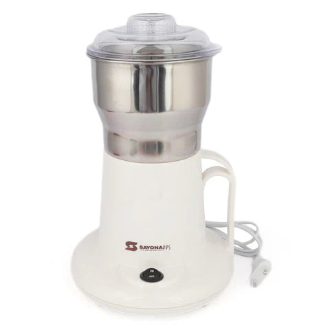 SAYONA SCG-144 Electric Coffee Grinder – 300W High-Speed Bean Grinder with 300ml Stainless Steel Bowl