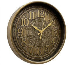 HERITAGE Wall Clock Momentum 15" – Vintage Antique Finish - Habitt
